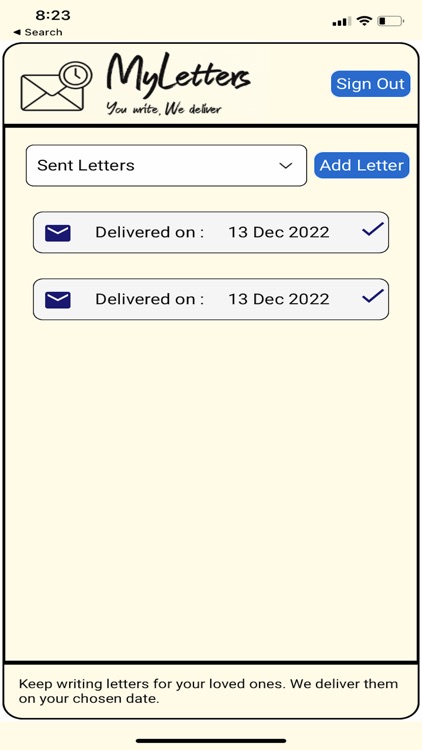 MyLetters. screenshot-3
