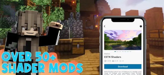 Screenshot 3 Shader Mods para Minecraft PE iphone