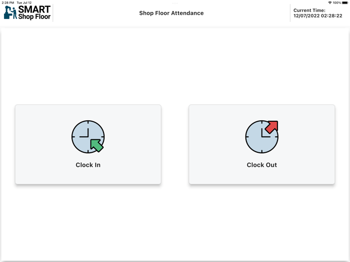 Shop Floor Attendance