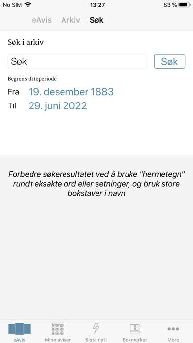 Hordaland eAvis screenshot 3