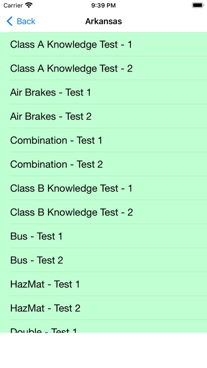 Commercial Driver License Test