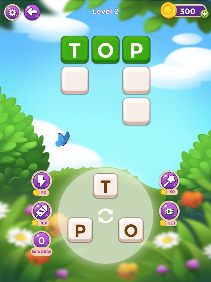 Word  Letters  brain test