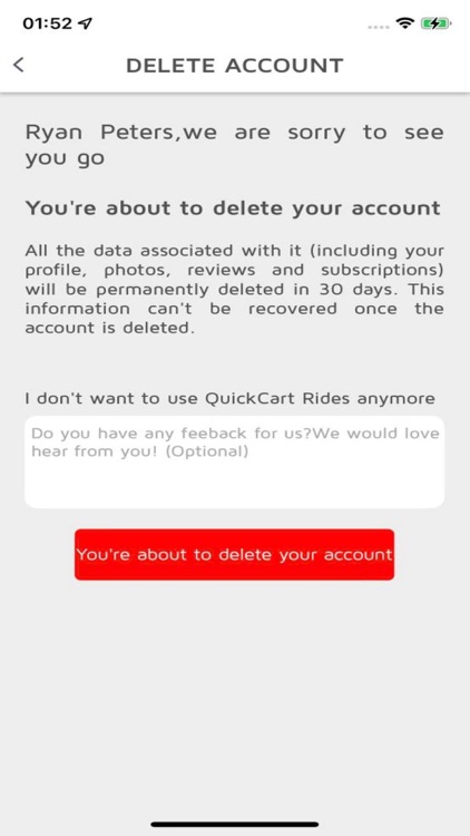 QuickCart Rides screenshot-6