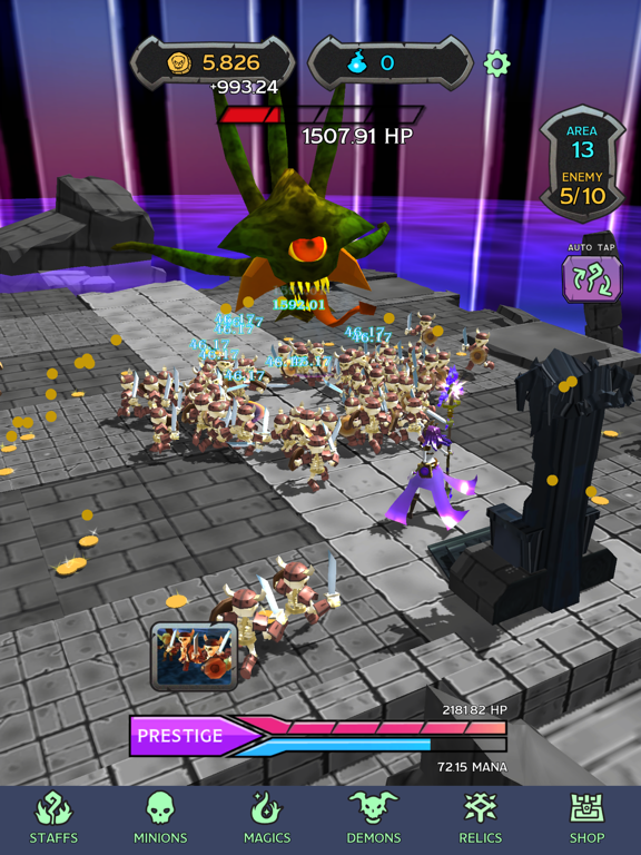 Tap Dungeon Necromancer screenshot 2