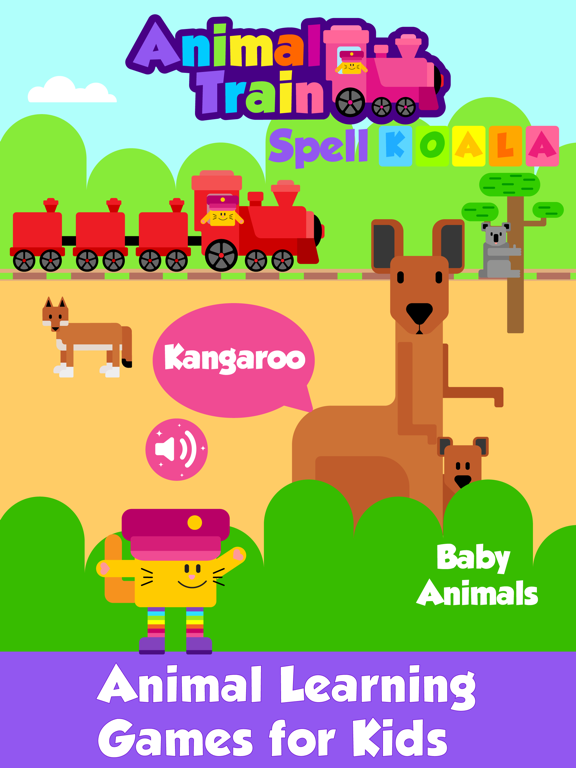 Animal Train - Learning Game screenshot 2