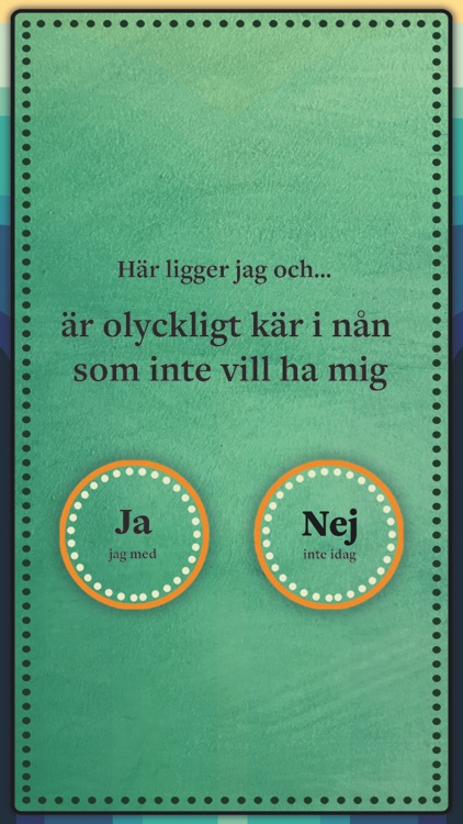 Här ligger jag