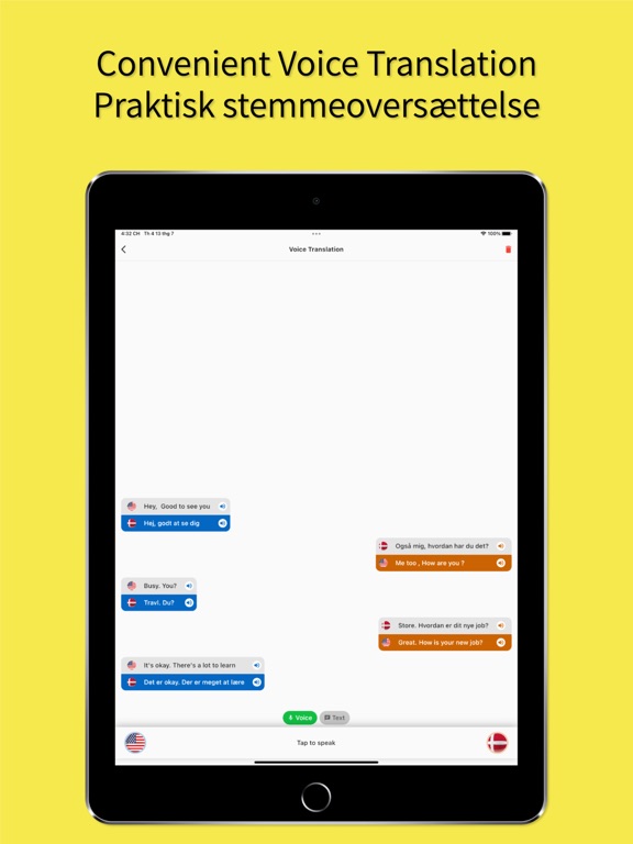 English to Danish App screenshot 2