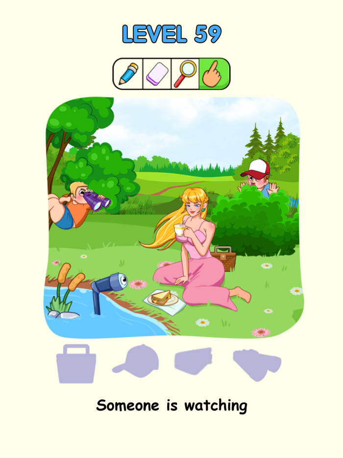 Naughty Puzzle Brain Out Test