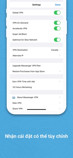 Messenger VPN: Riêng t‪ư‬