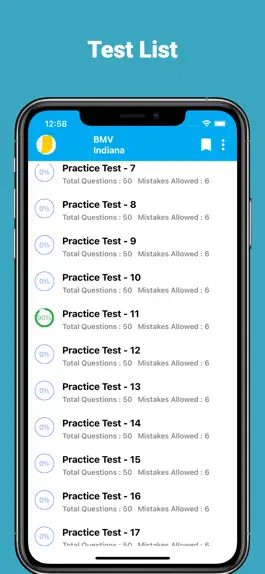 Game screenshot Indiana BMV Permit Test 2023 mod apk