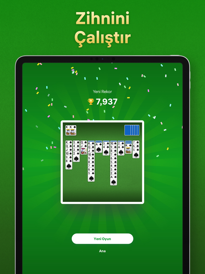 Spider Solitaire - Kağıt Oyunu