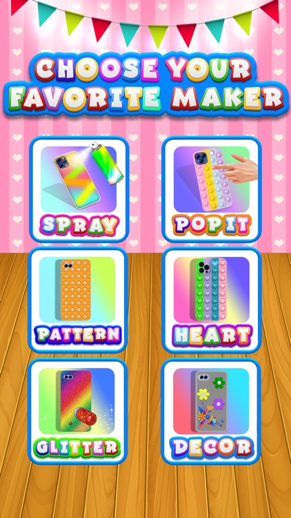 Pop it DIY Phone Case Games