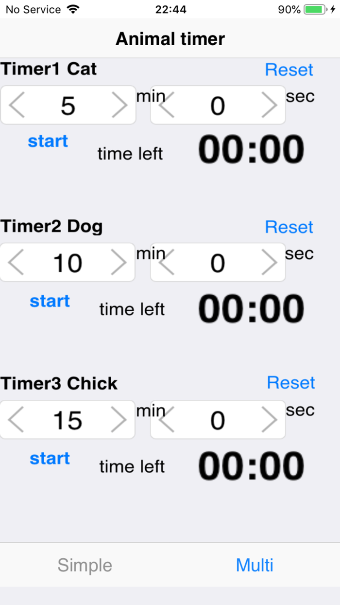 Animal Timer