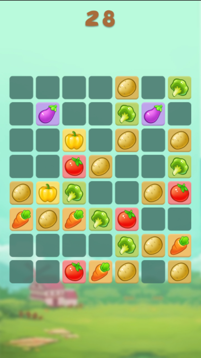 Vegetables Crisscross