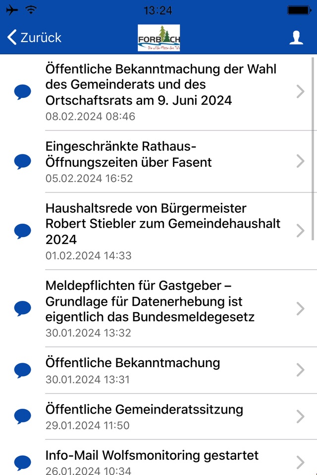 Gemeinde Forbach screenshot 2