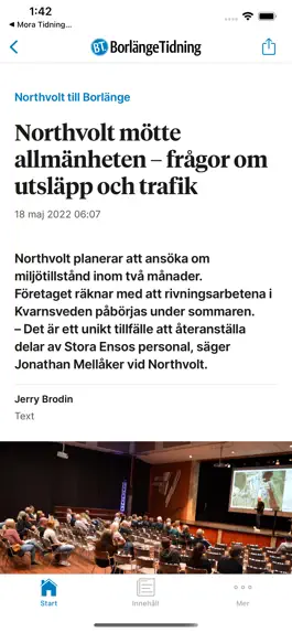 Game screenshot Borlänge Tidning Nyhetsapp apk