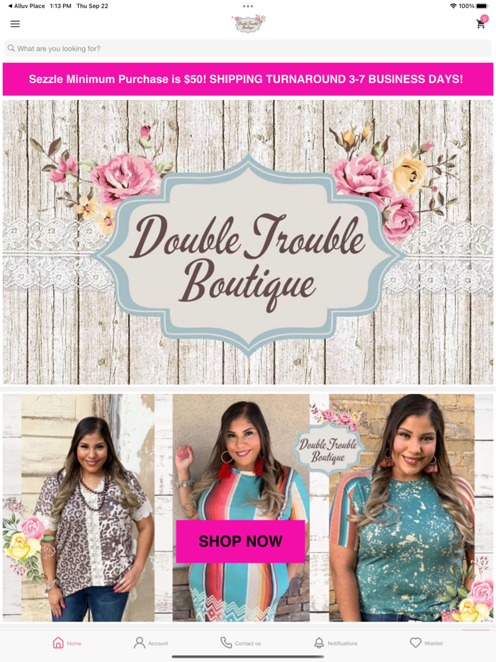 DOUBLE TROUBLE BOUTIQUE