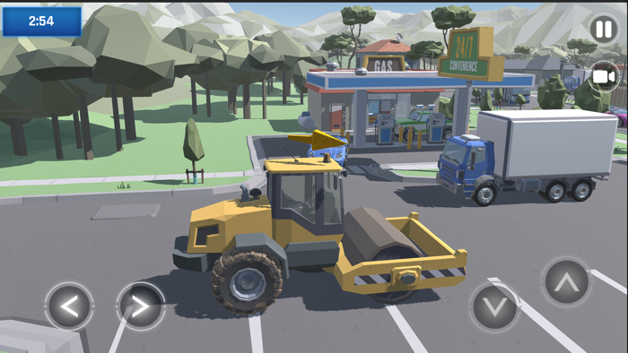 Road Roller Construction Game