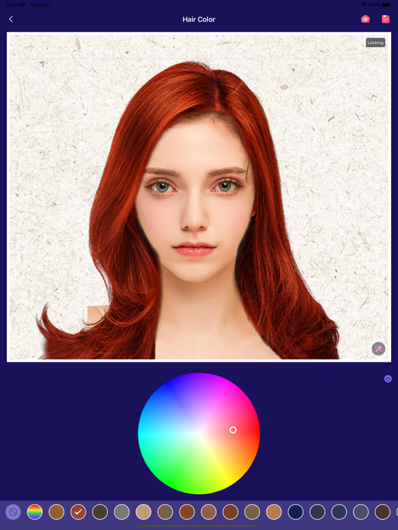 Hair Editor-Hair Color Changer screenshot 4