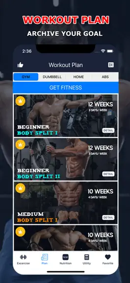 Game screenshot Fitness Coach: Fitness Planner apk