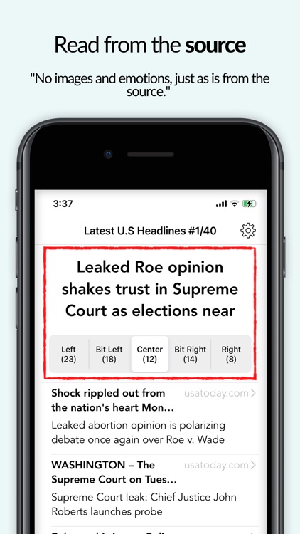 Unbiased News: Rectangle Daily screenshot-4