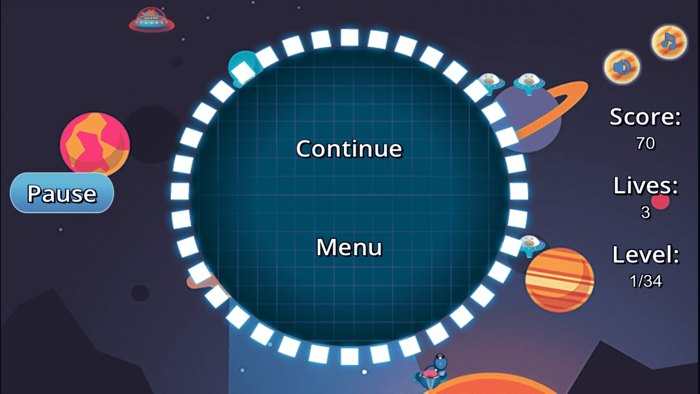 Brave spaceship battle