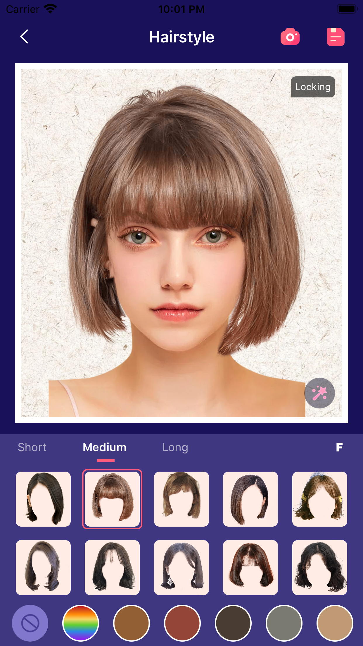 Hair Editor-Hair Color Changer Free Download App for iPhone 