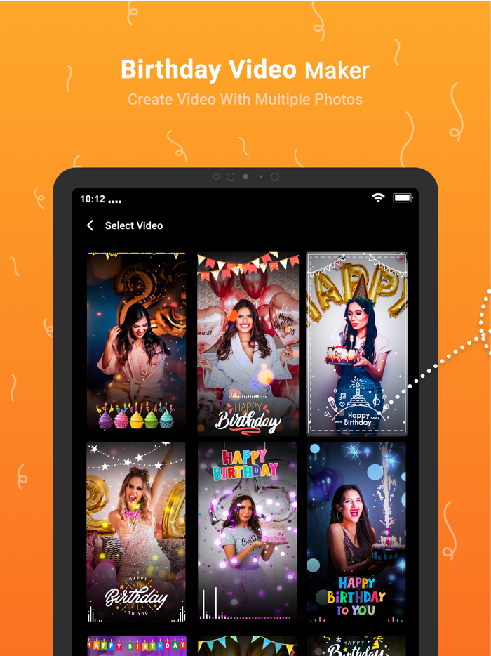 Birthday Video Maker  Editor