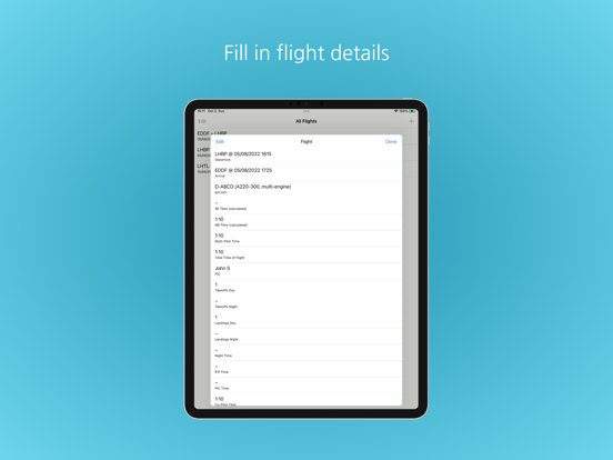 Simple Pilot Logbook screenshot 2