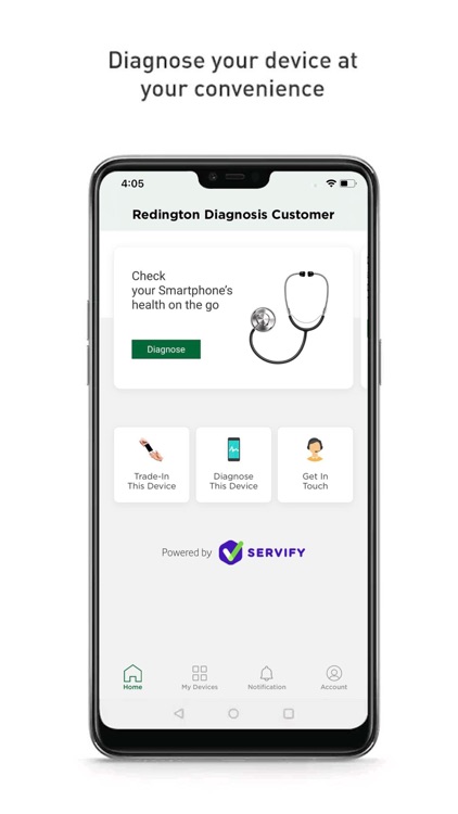 Redington Diagnosis Customer