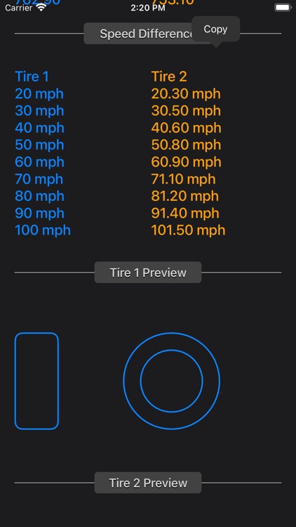 Tire Size Calculator Plus screenshot-4