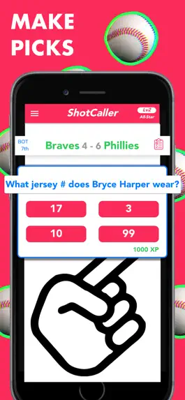Game screenshot ShotCaller - Make Sports Picks apk