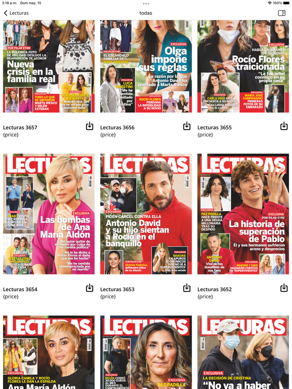 Lecturas Revista screenshot 2