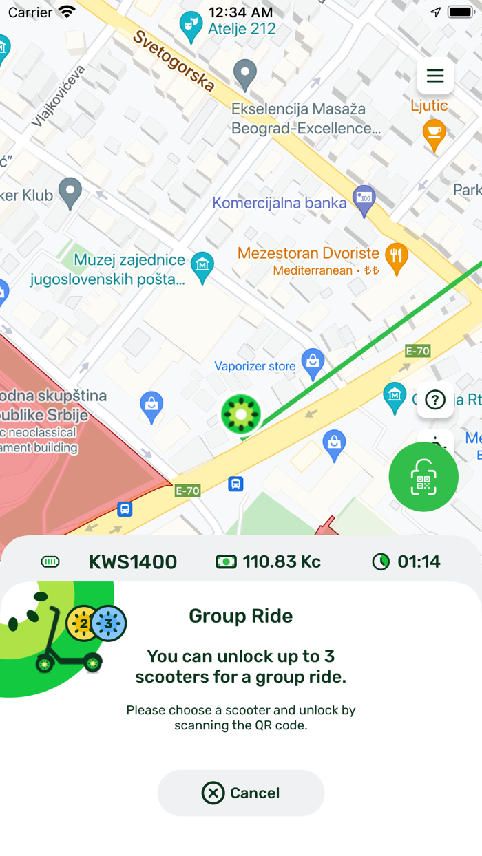 Kiwi - Scooter Sharing