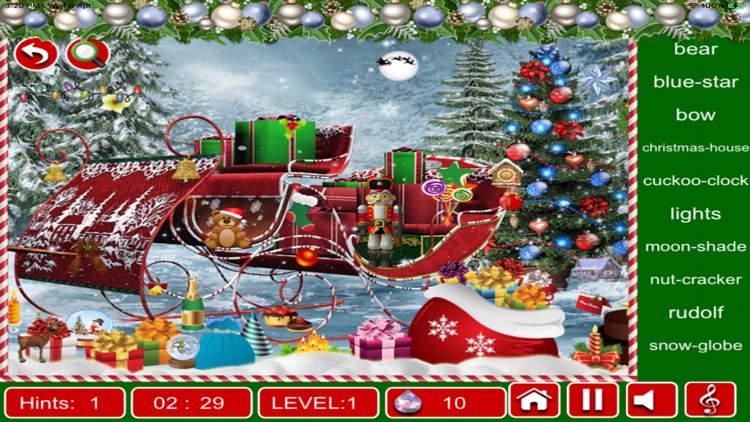 Hidden Objects:Christmas Fun