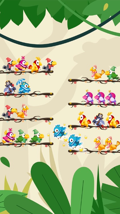 Bird Sort By Color Puzzle screenshot-0