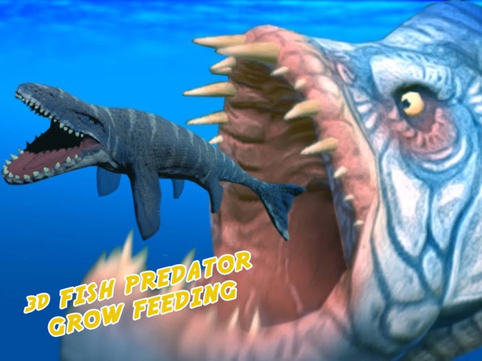 3D FISH PREDATOR GROW FEEDING
