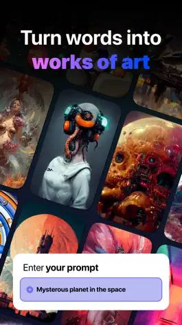 Game screenshot DARWIN・AI Art Generator・Paint apk