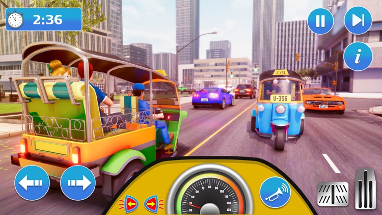 Tuk Tuk Rickshaw Driving Games