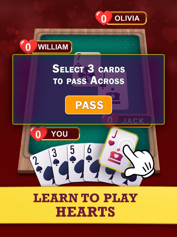 Hearts: Classic Card Game Fun screenshot 2