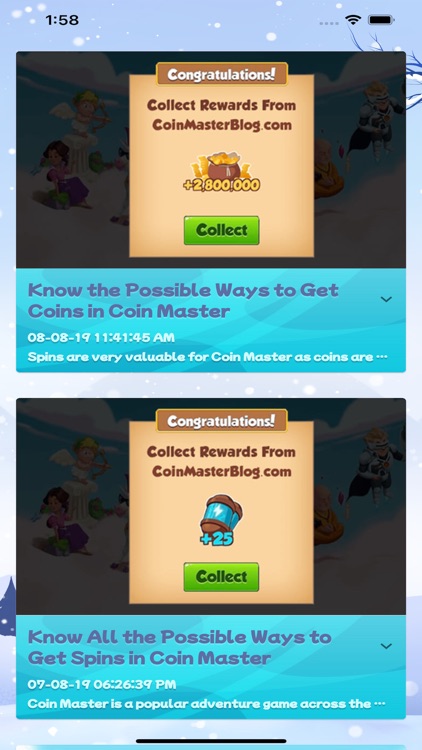 Daily Coin master Spin links screenshot-5