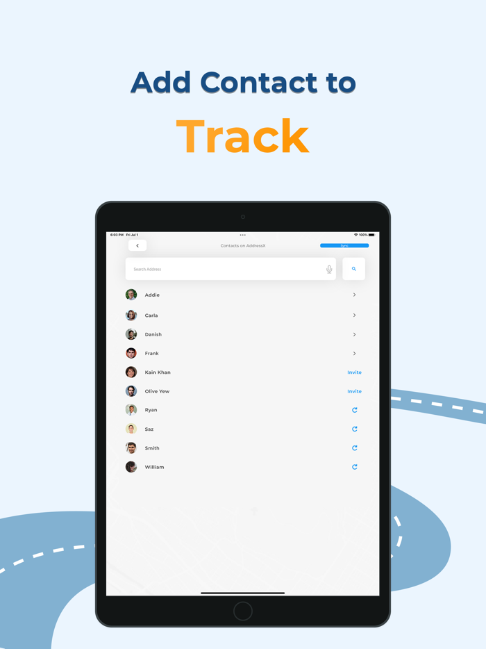AddressX Tracker