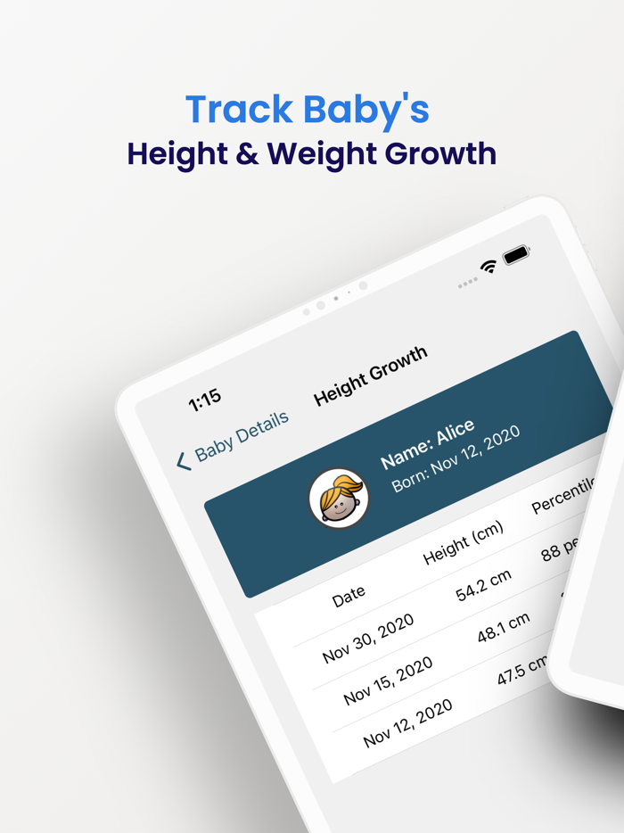 Baby Growth Trackers