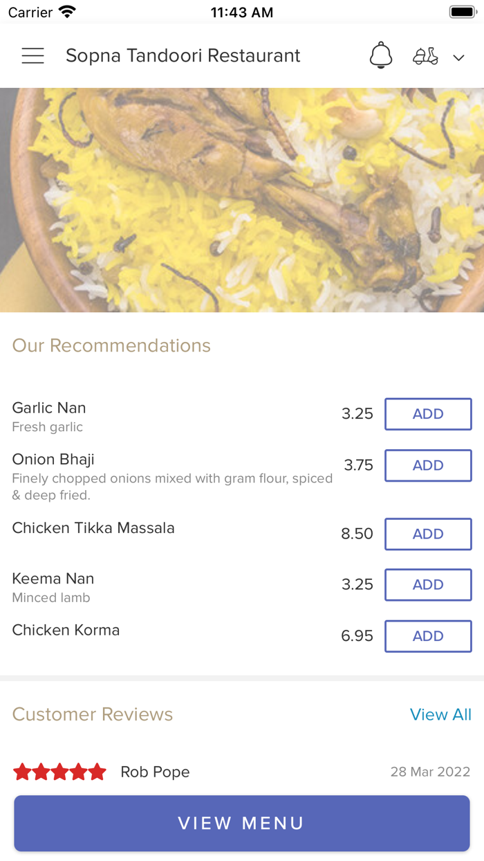 Sopna Tandoori Restaurant