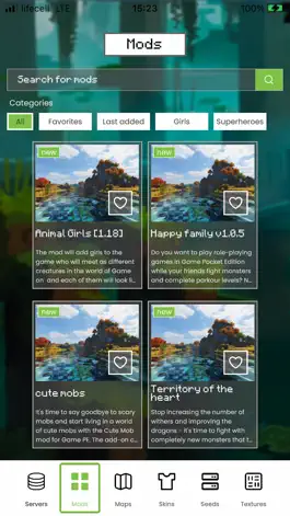 Game screenshot Mods Skins Addon for Minecraft apk