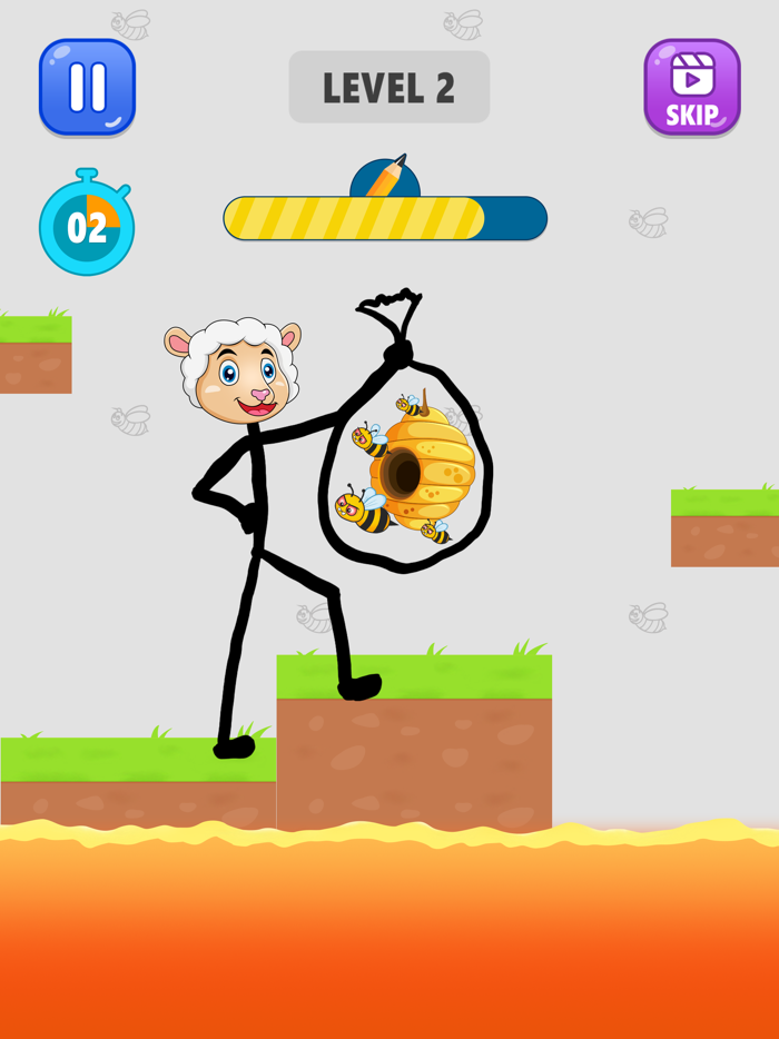 Sheep Rescue - Draw Puzzle