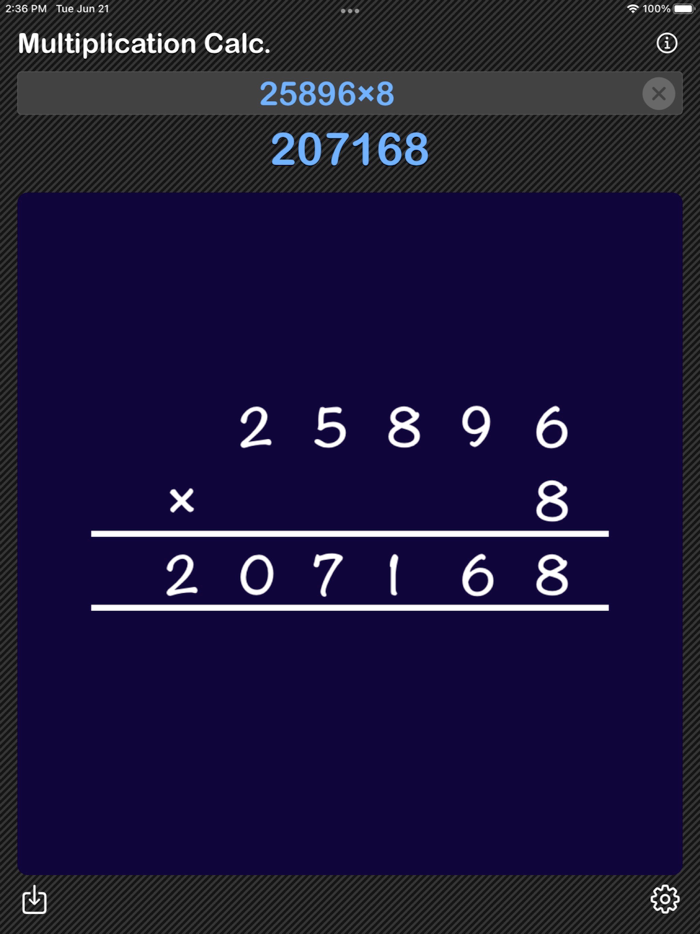 Multiplication Calculator