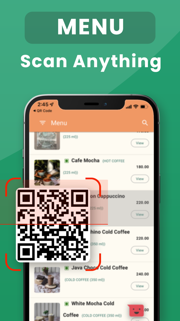 QR Code  Barcode Scanner
