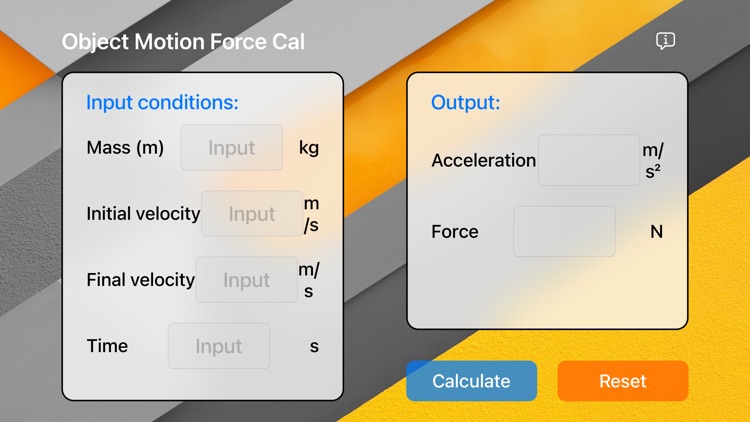 ObjectMotionForceCal