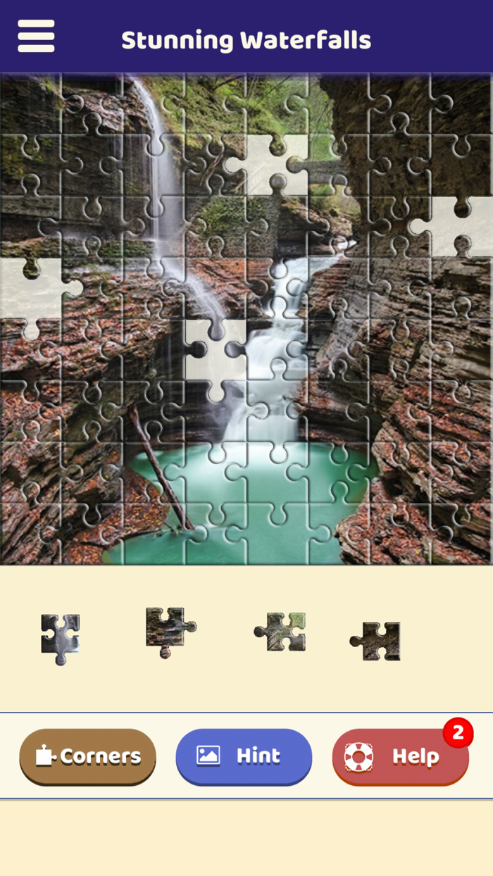 Stunning Waterfalls Puzzle